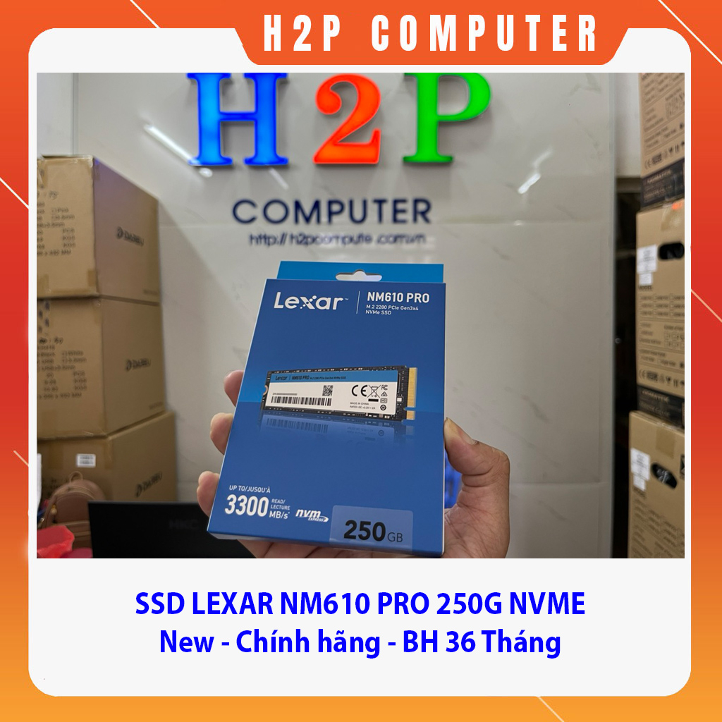 Lexar NM610 Pro 250G NVME SSD ฮาร์ดไดรฟ์ - ใหม่ - ของแท้ -