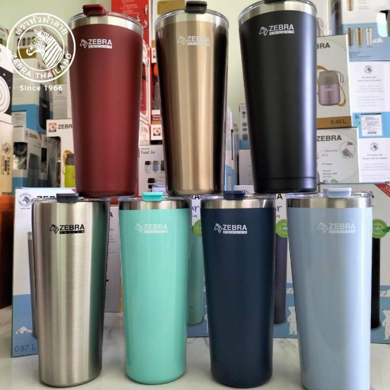 แก้วเก็บความเย็น Polar 870ml - แถมฟรี กระเป๋าผ้าแคนวาส Thai Zebra มีหูหิ้ว - 112702