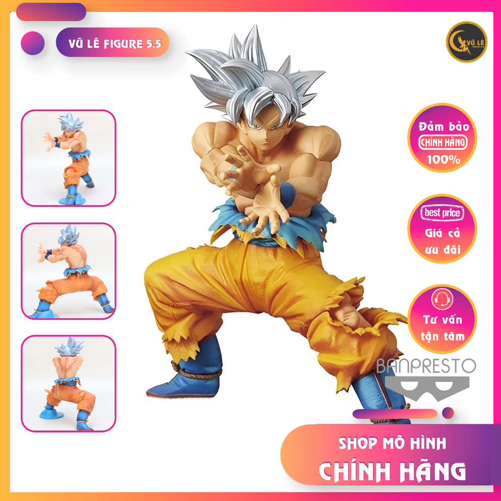 Goku Model - Dragonball Super DXF ของแท ้ Banpresto Model, The Super Warriors รูปปั ้ น Ultra Instinct, รูปอะนิเมะญี ่ ปุ ่ น