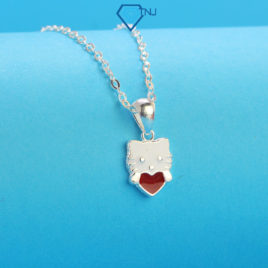 สร้อยคอเงิน Hello kitty น่ารักสําหรับเด็กผู้หญิง DTN0033 - TNJ Jewelry