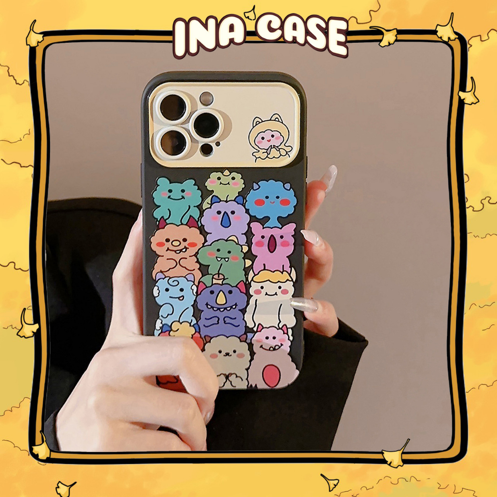 เคสไอโฟนพลาสติกมอนสเตอร์ 16promax/ 16pro/ 16plus/ 16/ 15promax/ 15pro/ 15/ 14promax/ 14pro/ 14/ 13pr