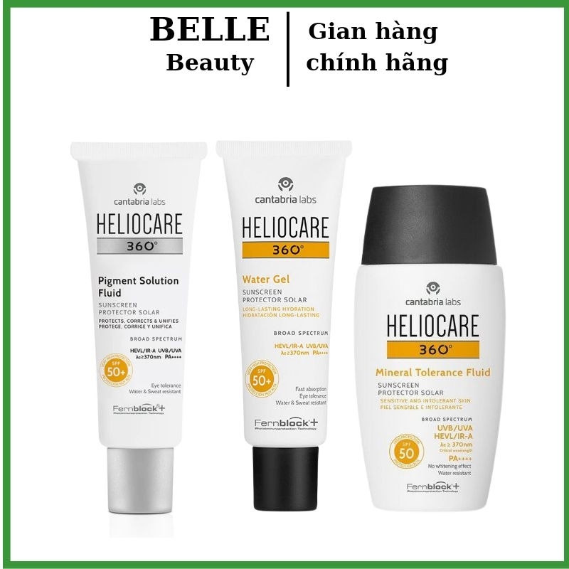Heliocare Pigment / Water gel Mineral Broad Spectrum Sunscreen 50มล