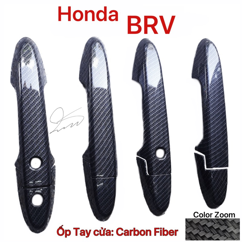 ครอบมือเปิดประตูคาร์บอน Honda BRV 2023-ปัจจุบัน 2024 Premium Carbon