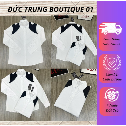 HOTTREND 2023 Ti No เสื้อเชิ้ตทําด้วยผ้าขนสัตว์ลายไหล่สีดํา