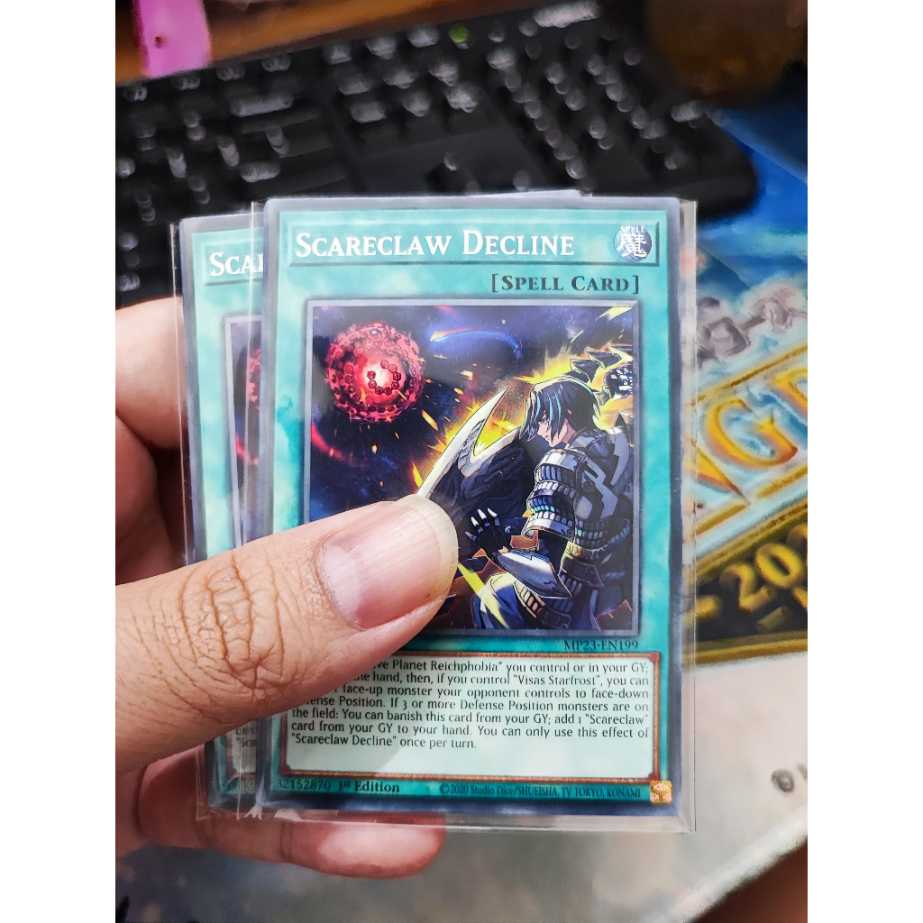 [Yugioh Funny Shop] การ์ด Scareclaw Decline 1 ใบ - MP23-EN199 - Common 1st Edition