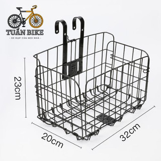 Giỏ Xe Đạp Thể Thao, Xe Địa Hình Mầu Đen Cao Cấp