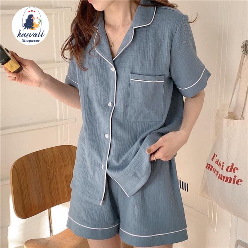 โฟม TIGHS PIJAMA SET ขนาด 40-58KG, LIGHT FOAM FABRIC WOMENS PADDY, SOFT, COOL ชุด PIJAMA