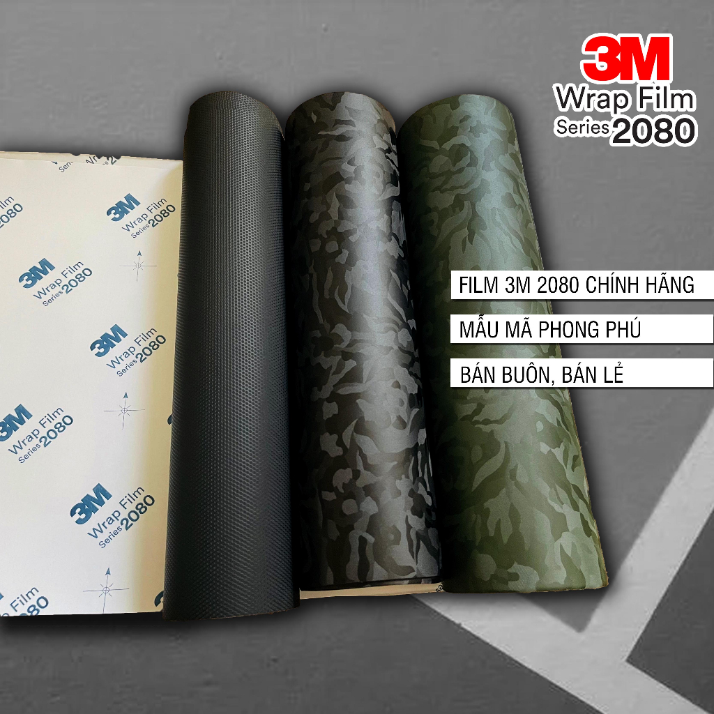 Decal 3M 2080, Film 3M 2080 Matrix black, Shadow Camo, Green Camo A3 ขนาด ขายส่งและขายปลีก....