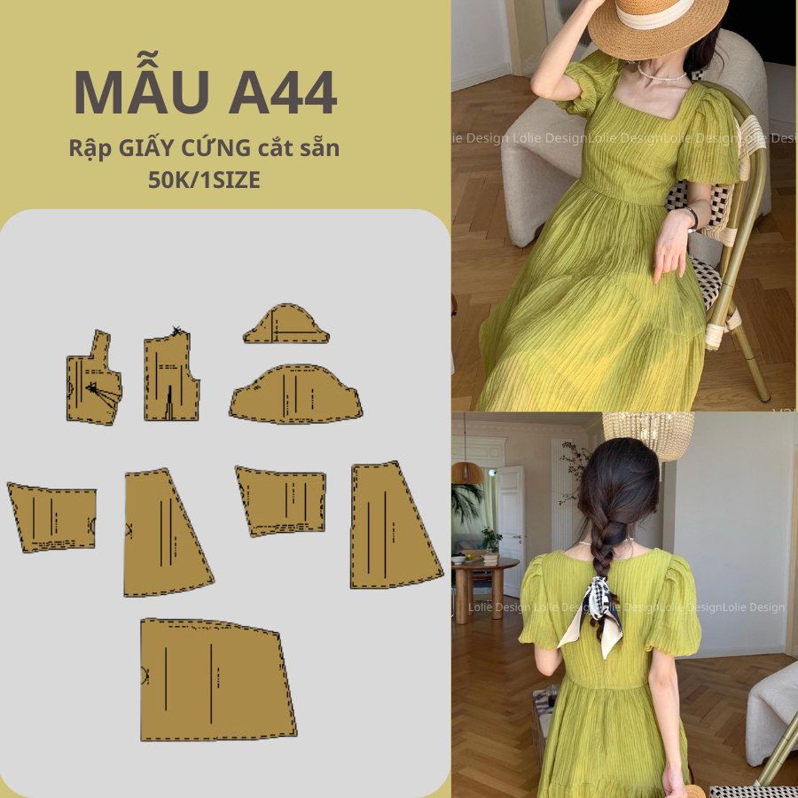 กระดาษแข็ง PRE-CUT DRESS A44