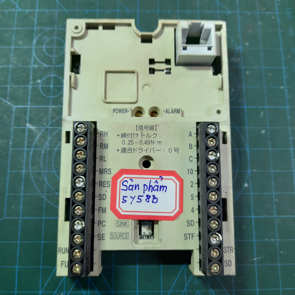 บอร์ด/บอร์ด CPU Mitsubishi Inverter FR-E500 E52CC7.5B BC186A706G52; E52CC7.5D BC186A706G54 ถอดแยกชิ้