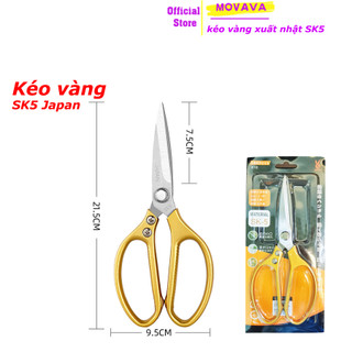 Kéo vàng SK5 JAPAN cắt gà đa năng và cắt đồ dùng siêu bền - Movava
