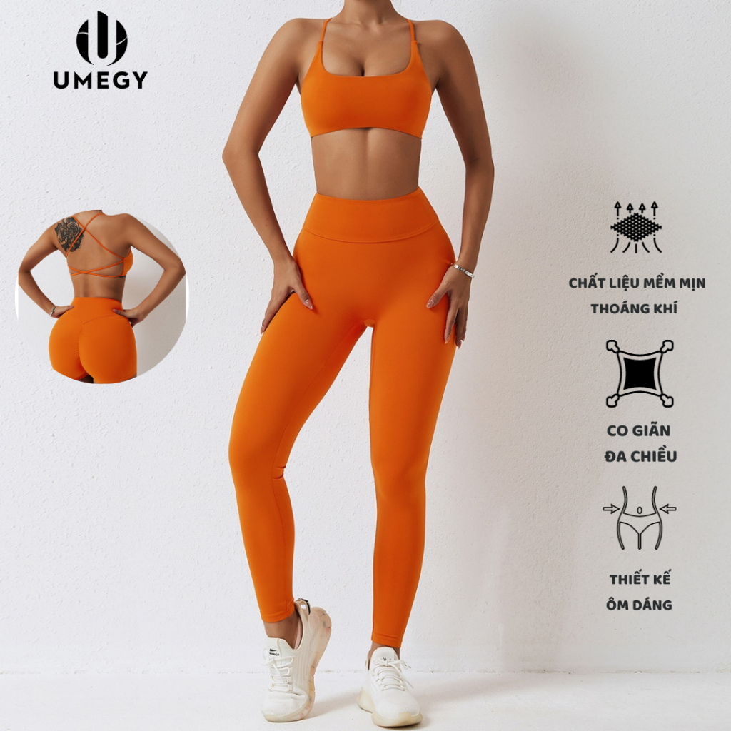 LAURA-BR57 Gym Bra ดีไซน์ไขว้หลัง ยางยืดเย็นคุณภาพสูงพร้อมโฟม Umegy Sport แบบถอดได้