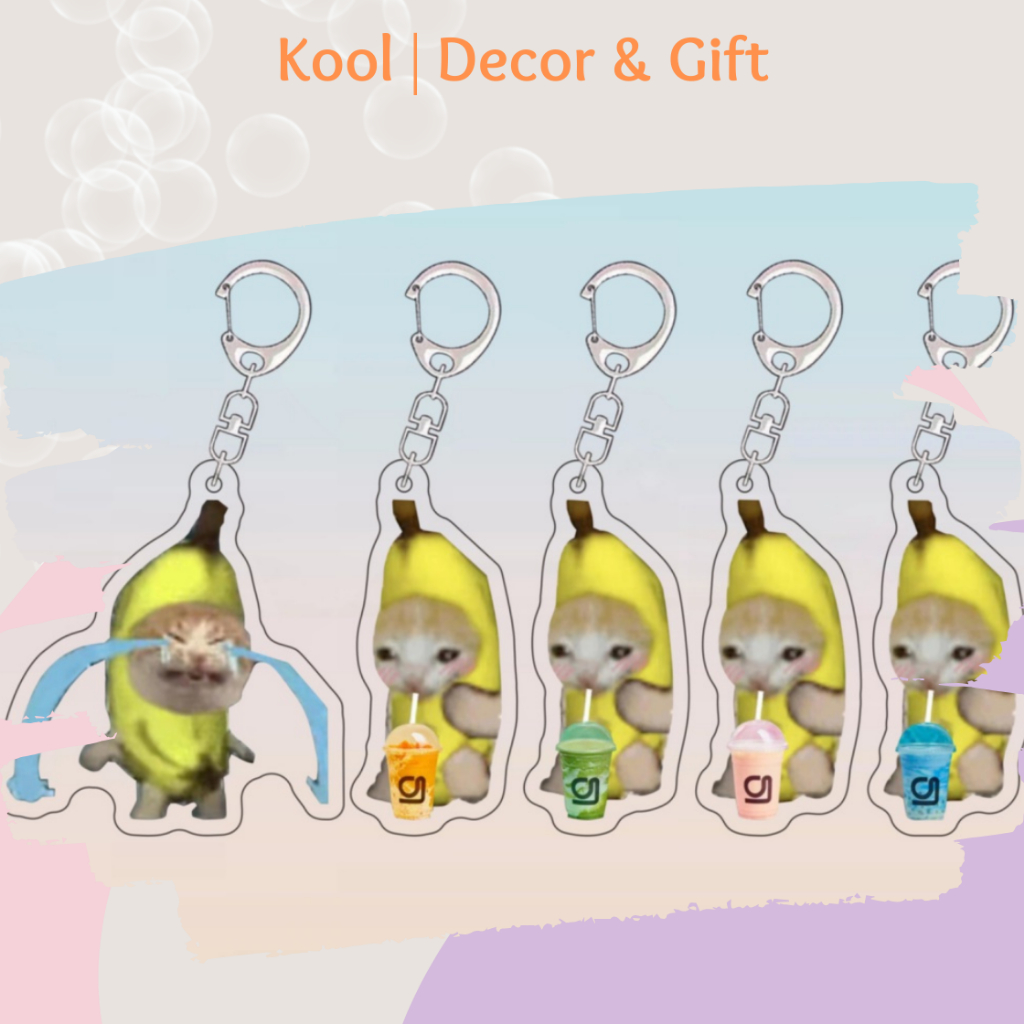 MeMe พวงกุญแจ - พวงกุญแจขนาด 5 ซม. - พวงกุญแจพิมพ์ลายแบบกําหนดเอง