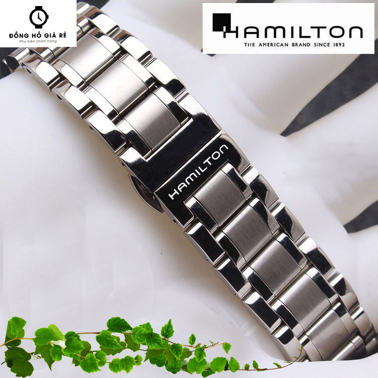 สายนาฬิกาเหล็กทดแทนสําหรับ Hamilton 20mm22mmys16 นาฬิกาแฟชั่นสําหรับผู้ชายและผู้หญิง