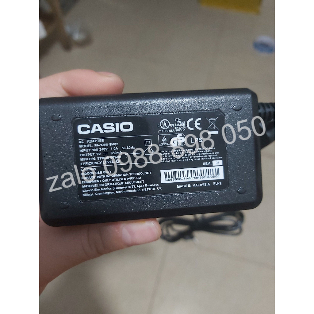 Casio CTK-520 CTK-520L CTK-530 CTK-531 สายไฟแท ้