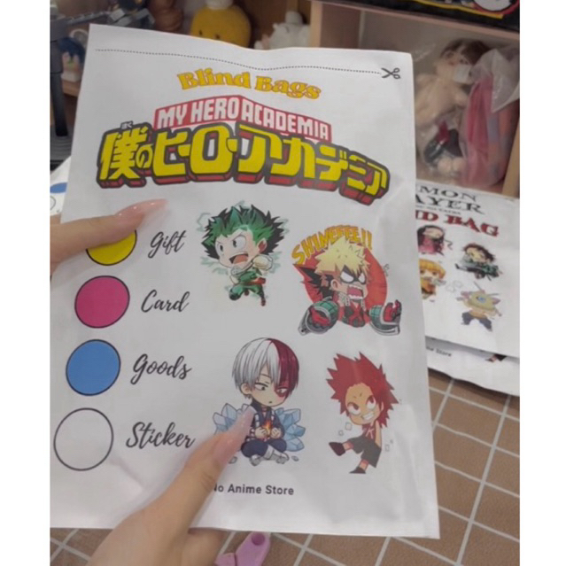 กระเป๋าตาบอด/ Luckybox Goods อย่างเป็นทางการ MHA My Hero Academia ซูเปอร์ฮีโร่นักเรียน