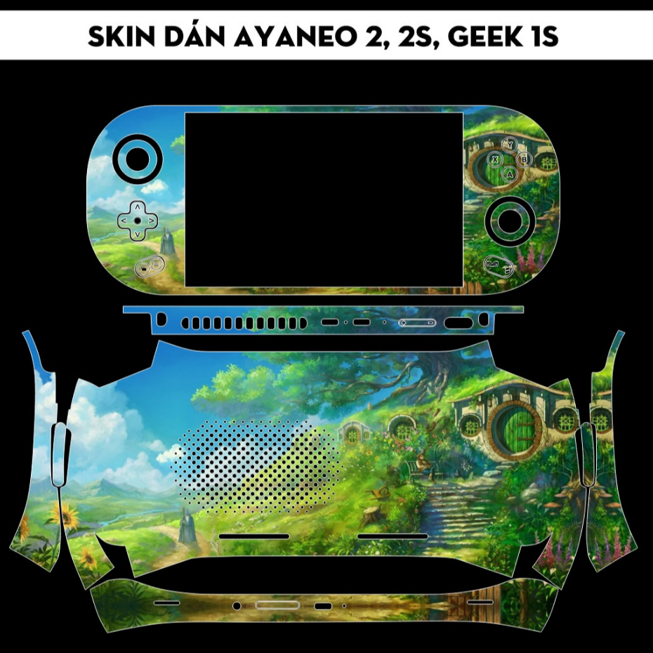 สติ๊กเกอร์ผิว AYANEO 2, 2s, Geek 1s รุ่น The Shire (ฟิล์มนูน 3M ปรับแต่งได้ตามชอบ pre-cut ละเอียด)
