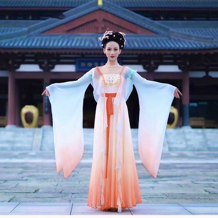 ชุดเต้นโบราณร่วมสมัย Hcm นางสาว คอสเพลย์ HANG Nga