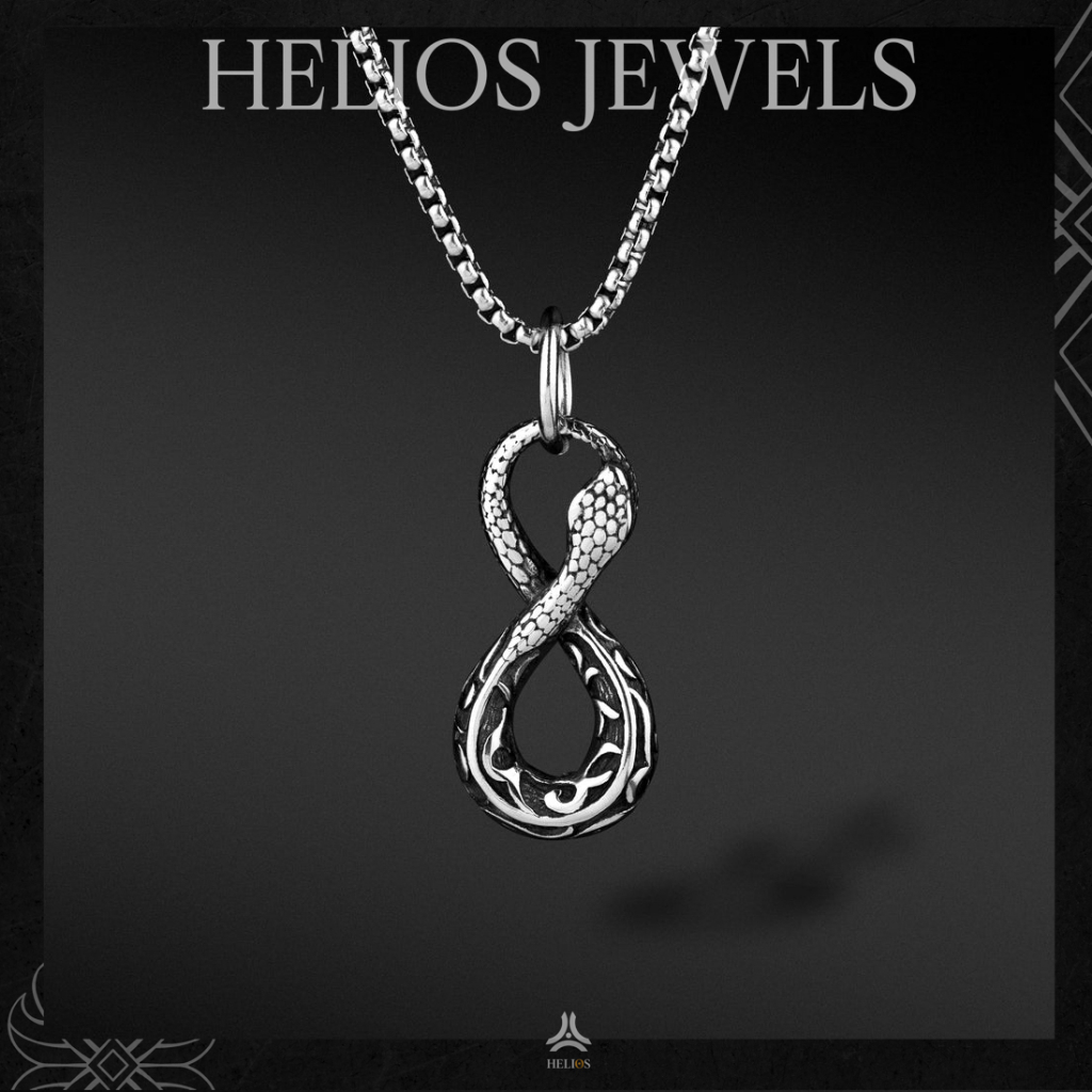 Helios Ouroboros DCN244 สร้อยคอผู้ชายและผู้หญิง