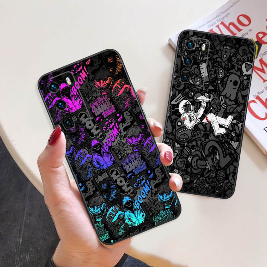 เคส Huawei P40 / P40 Pro / P40 lite พิมพ์ลายนักบินอวกาศ กันกล้องสวยราคาถูก