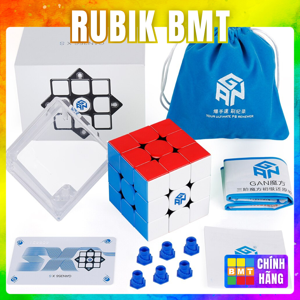 Rubik 3x3 GAN 356 XS, ลูกบาศก์รูบิค 3 ชั้นพร้อมแม่เหล็ก, ของเล่นอัจฉริยะสําหรับเด็ก