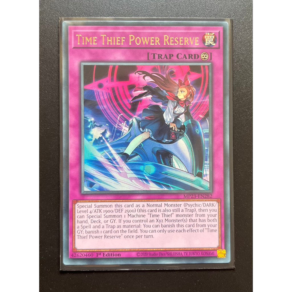 YMS - [การ์ด Yugioh] - [TCG-UK] - MP23-EN282 - Time Thief Power Reserve - Ultra Rare