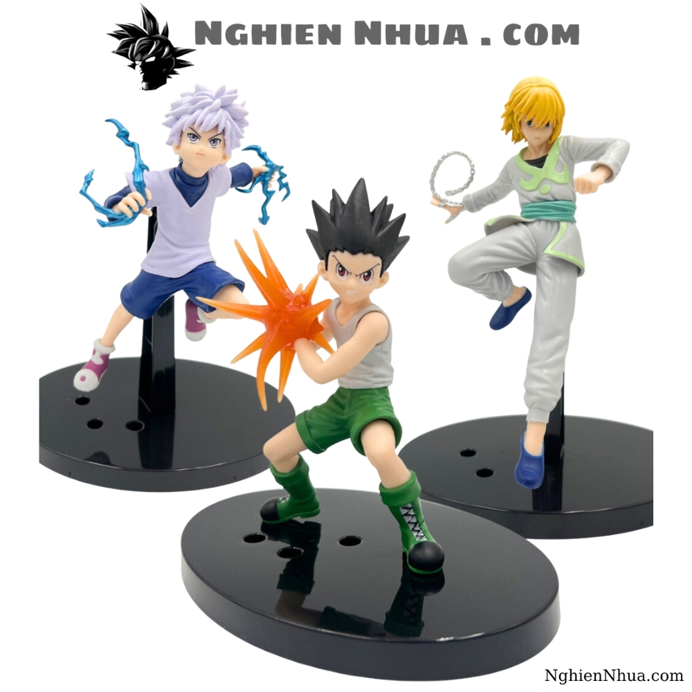 Hunter x Hunter Killua Zoldyck, Freecss, Kurapika fighting Model สูง 15 -18cm - น้ําหนัก 200gr - Fig