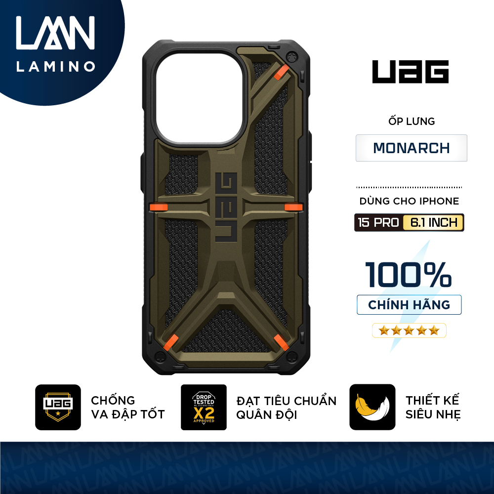 UAG Monarch เคสกันกระแทกสําหรับ iPhone 15 Pro [6.1 INCH]