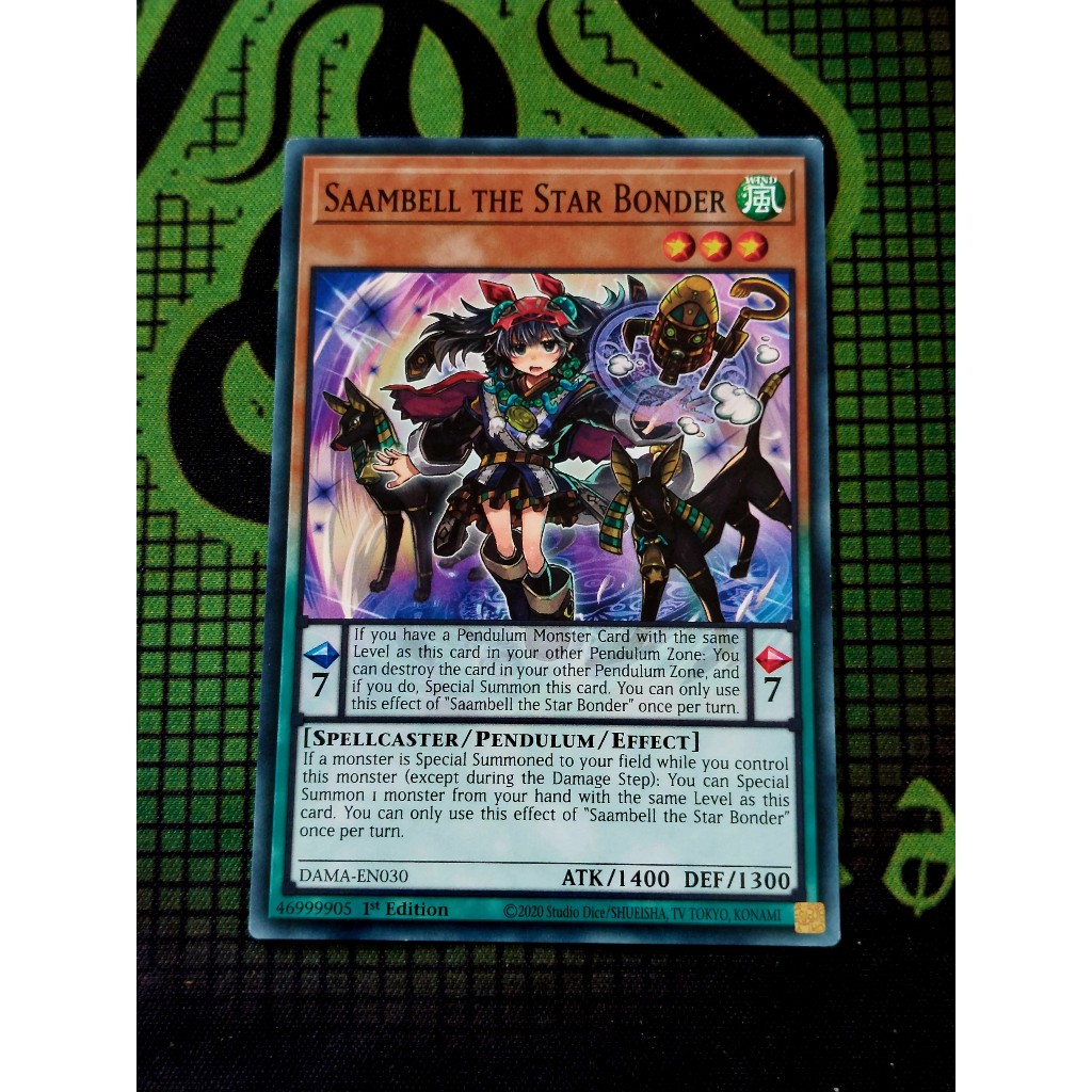 [ Do Lac Shop ] Yugioh Pen Saambell the Star Bonder Card - DAMA-EN030 - ทั่วไป