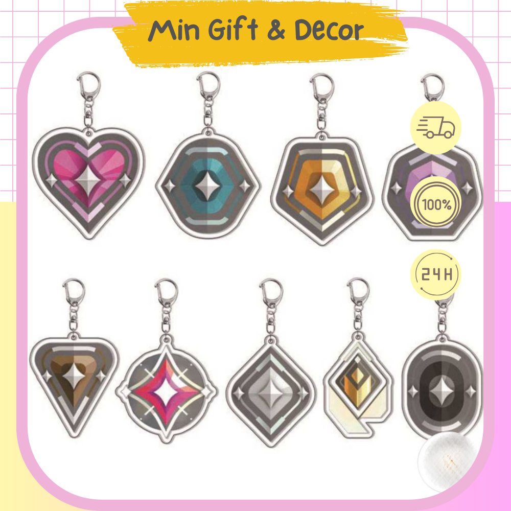 พวงกุญแจเกม Valorant Cypher - พวงกุญแจออกแบบเองฟรีพร้อมธีม Valorant Cypher