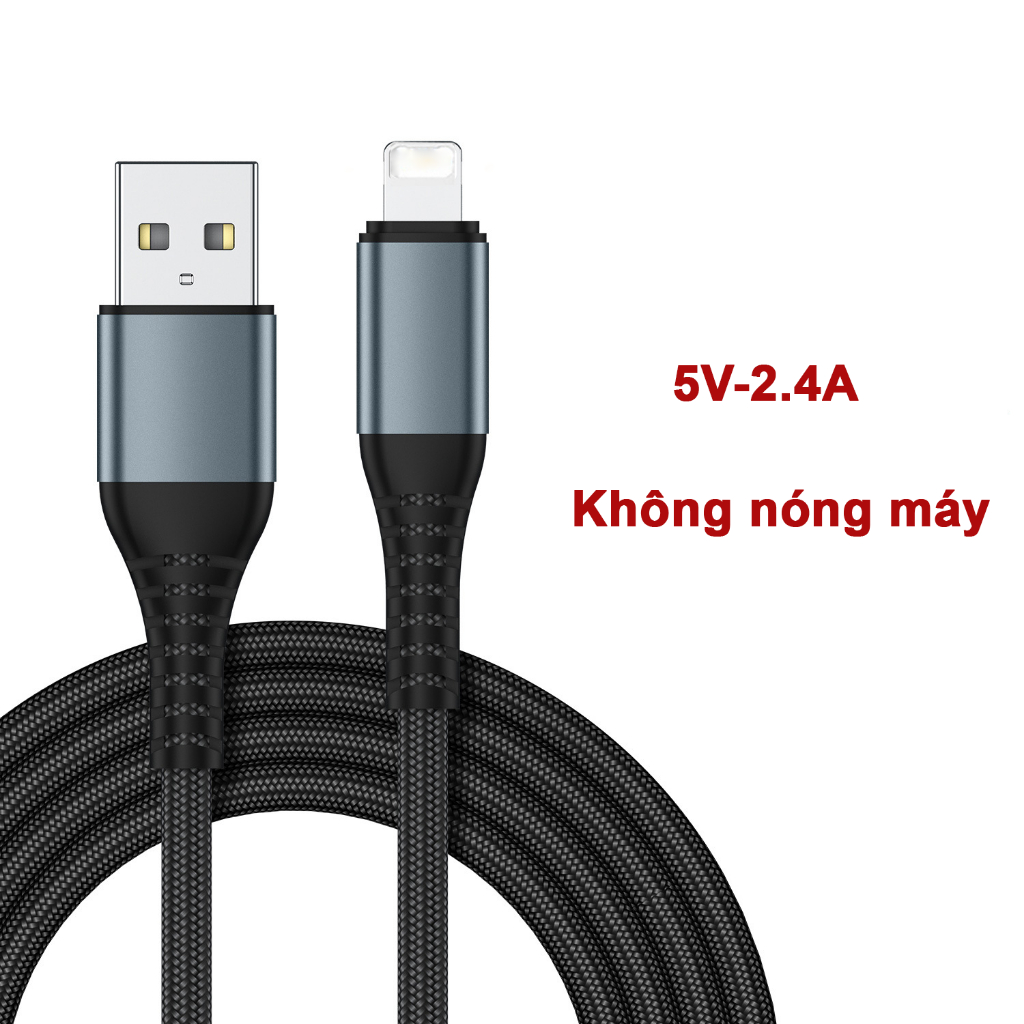 สายชาร์จ USB-L 12W 8 พิน (5V-2.4A) ส่งข้อมูลความเร็วสูงพร้อมร่ม