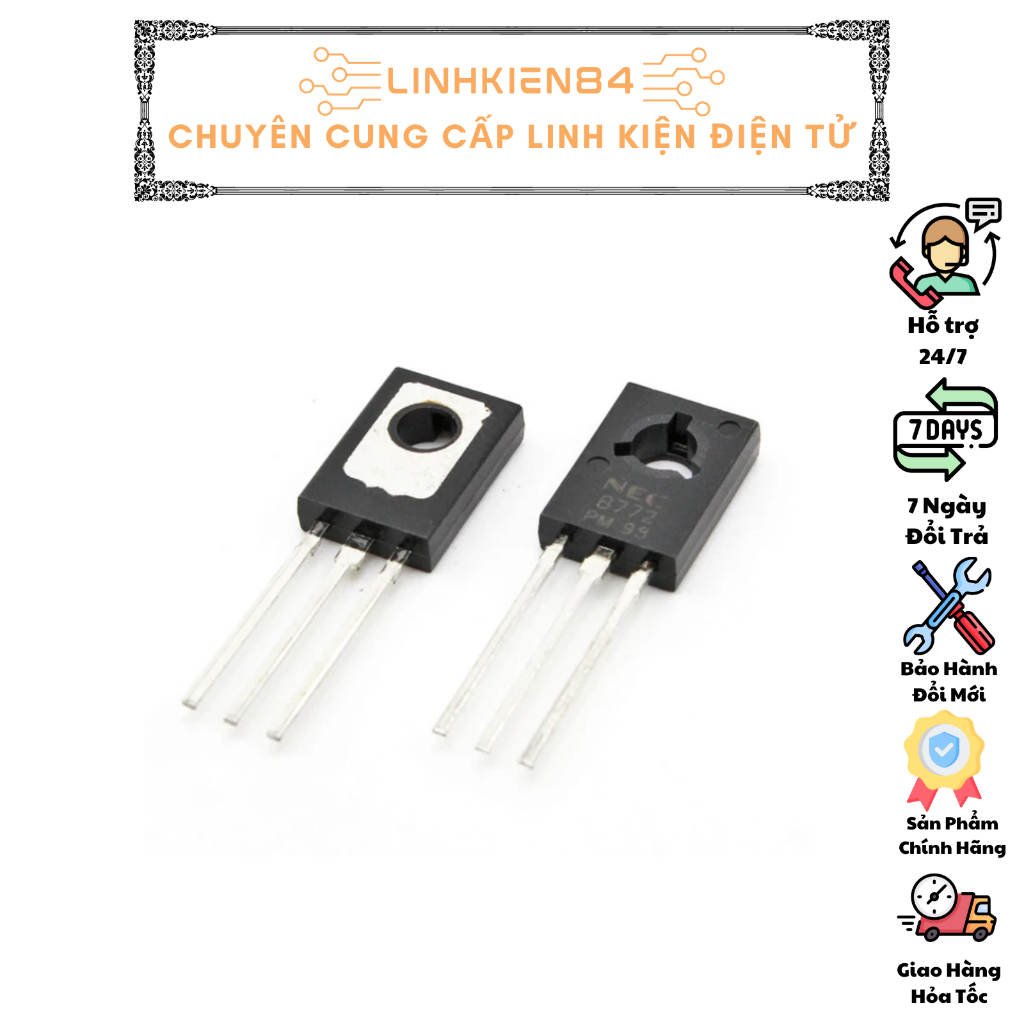 ทรานซิสเตอร์ B772 B688 B562 PNP