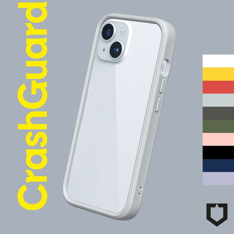 ไอโฟน 15 ซีรีส์ | เคส Crashguard RHINOSHIELD กันกระแทก ปกป้องโทรศัพท์