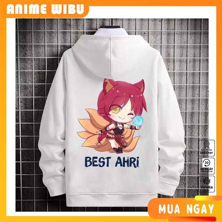 เสื้อฮู้ด Unisex - League of Legends (LOL) - Ahri