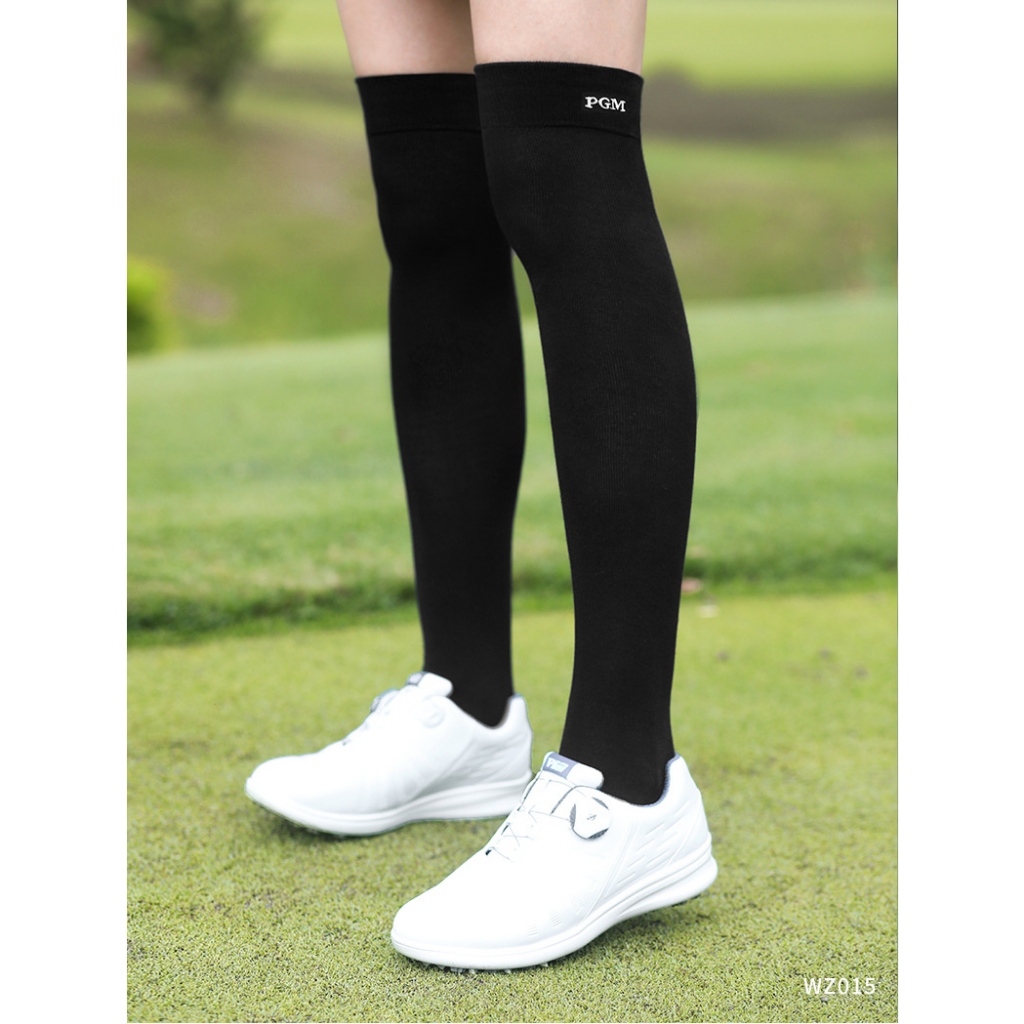 ถุงเท้ากอล์ฟขายาวผู้หญิง หน้าจีเอ็ม ของแท้ - WZ015 ลายอ่อนเยาว์ ไดนามิก