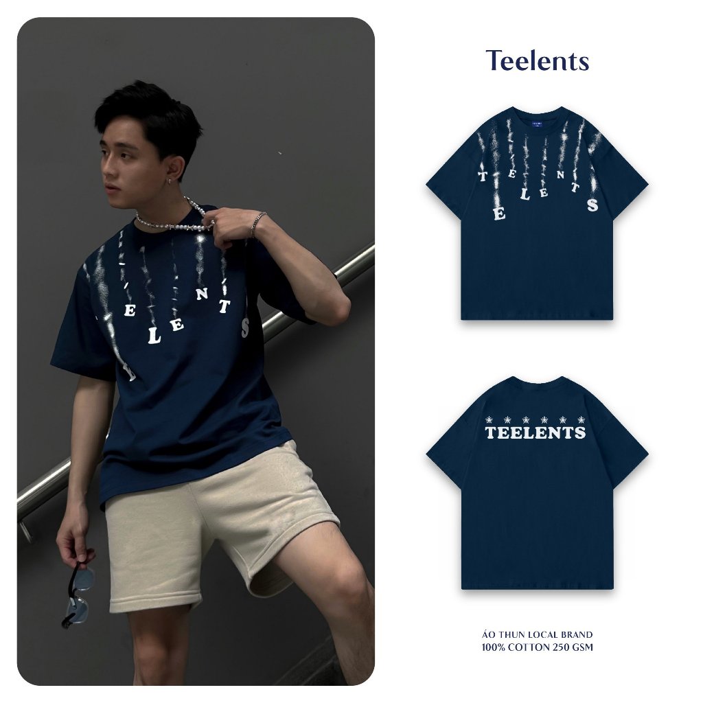 Oversize Local Brand Teelents / Falling Words