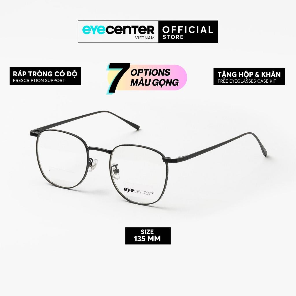กรอบแว่นตา EYECENTER B75S ของแท้สําหรับผู้ชายและผู้หญิงโลหะป้องกันสนิมคุณภาพสูงนําเข้าจาก Eye Center