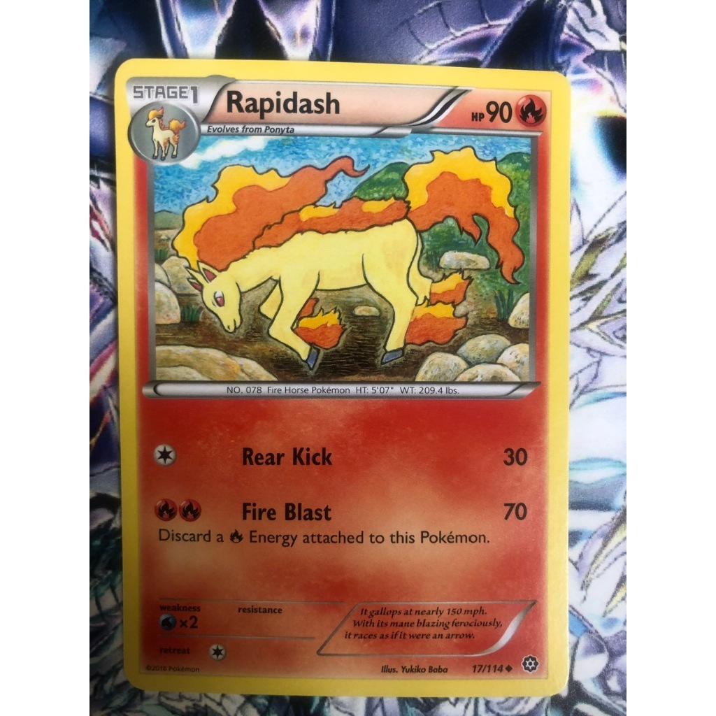 การ์ดโปเกมอน - TCG - Rapidash / 17/114