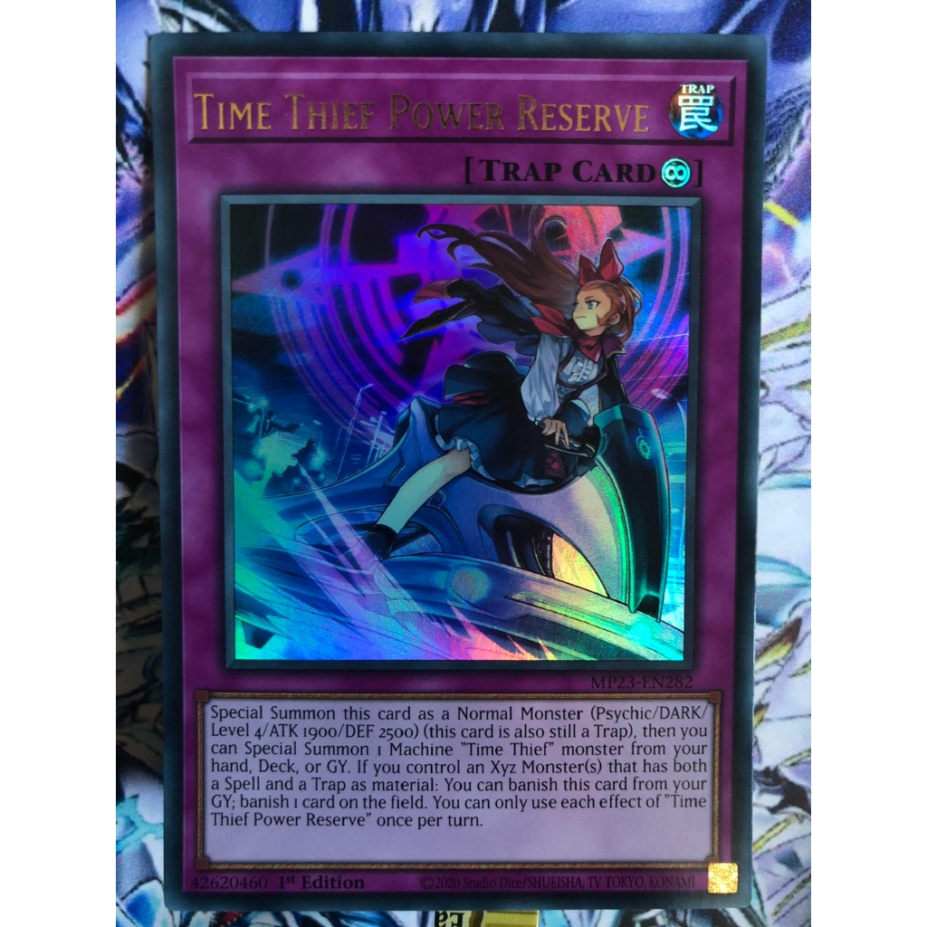 การ์ด Yugioh - TCG (UK) - Time Thief Power Reserve / MP23-EN282