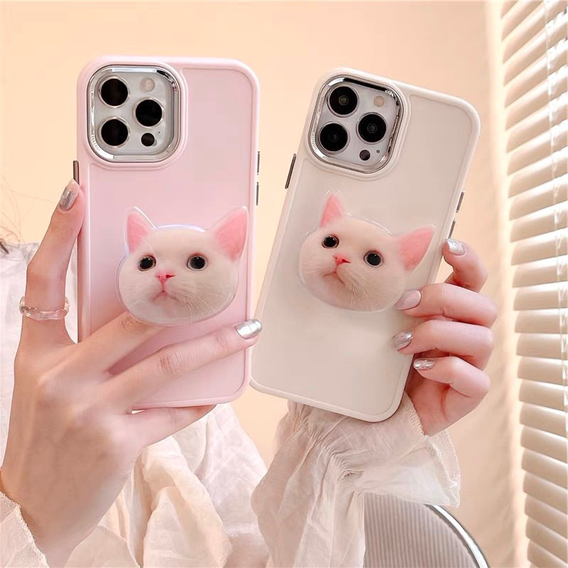 เคส Pop Cat Iphone ทุกรุ่น IP15, IP14, IP13, IP12, 11, Xsmax,7/8Plus