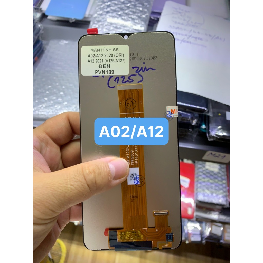 จอแท้ Samsung A12 / A02 / M12 / A32 5G / M02 มาพร้อมกาว 1 หลอด รวมทดสอบ / SM-A125F / SM-A127F