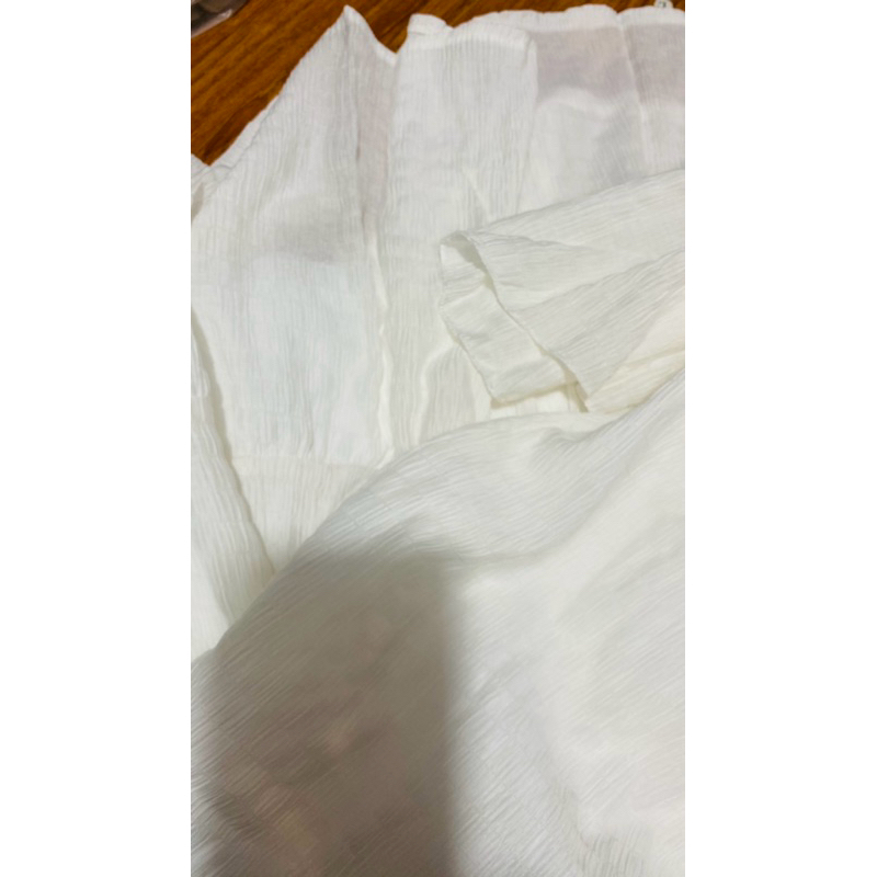 ชุดไปทะเลยาวหางปลาผ้าไหมสีขาว-ชุดคลุมท้องสํานักงานคอกลมแขนสั้นที่หรูหราและเย็น - รูปที่ 6