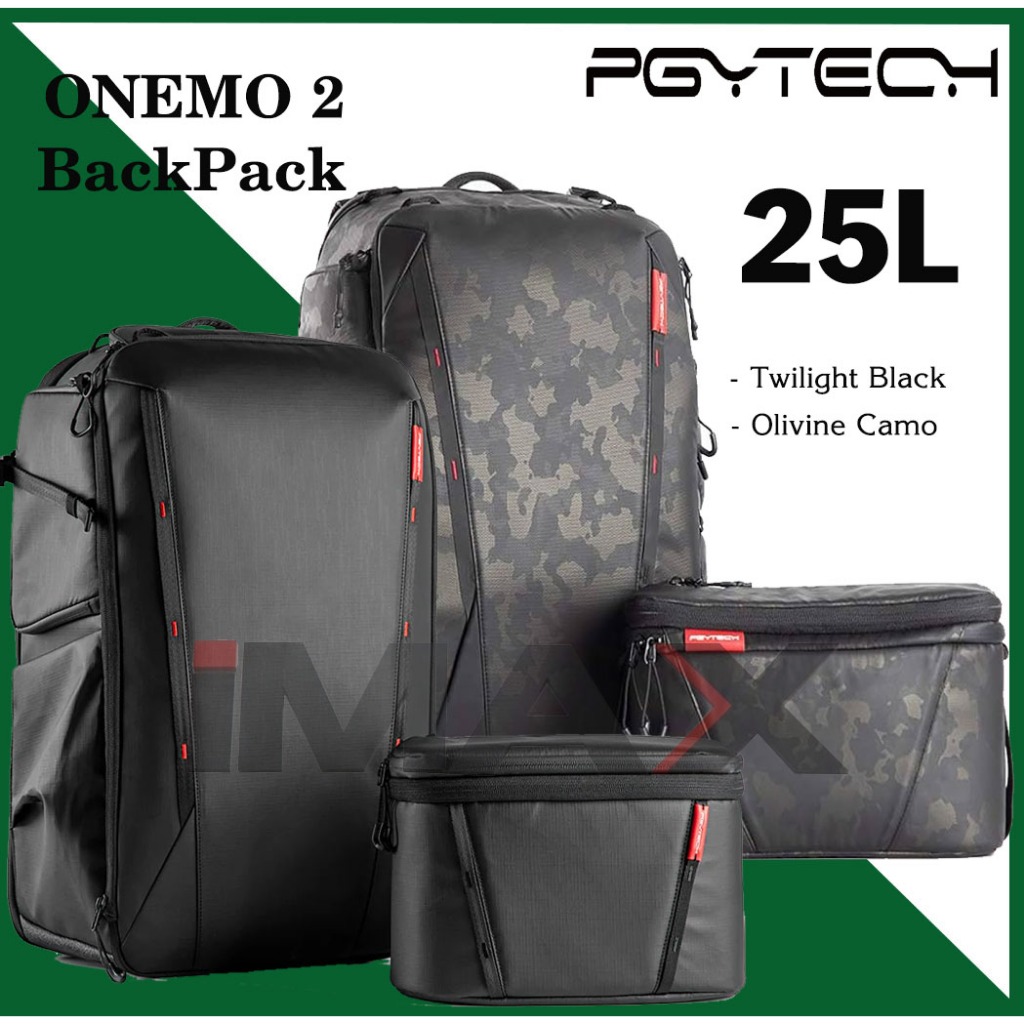 Pgytech OneMo 2 25L Camera Backpack + Cross Bag