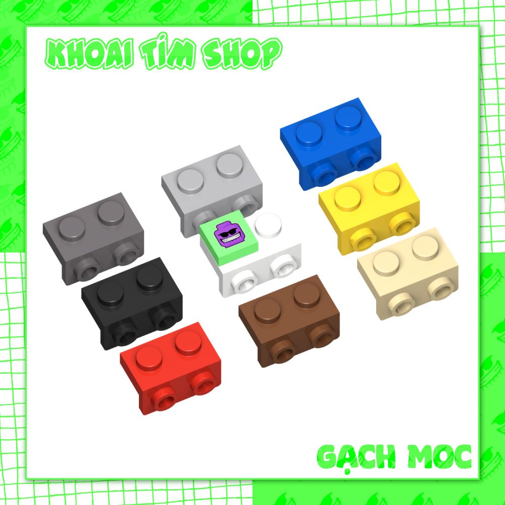 Combo 5 Part Holder 1x2 1x2 - ใช้งานร่วมกับ MOC Brick ประกอบของเล่นอุปกรณ์เสริม 99781