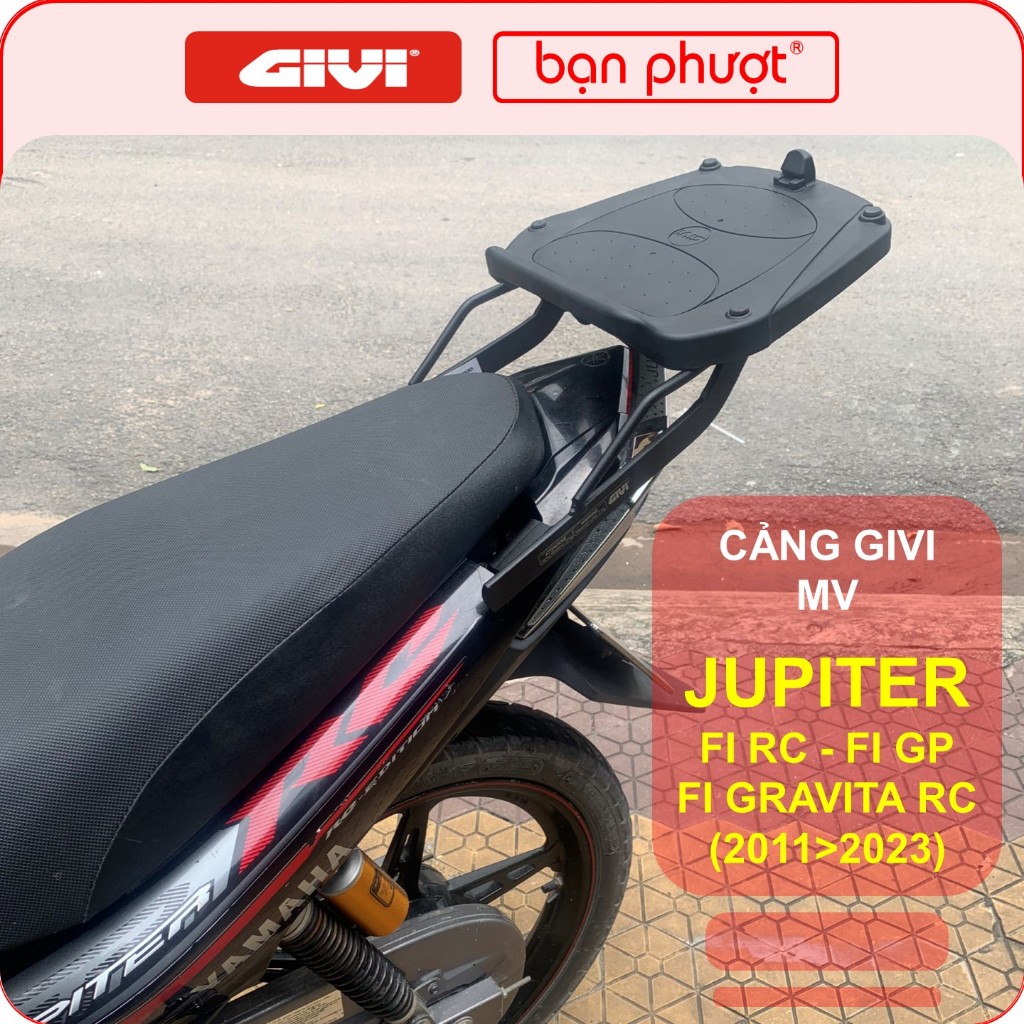 Baga Givi Back Jupiter RC, Jupiter FIRC, FIGP, Gravita RC (2011>2023) - Backpacking Friend