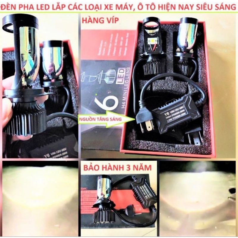 1 SUPER BRIGHT Y6 -Y9 หลอดไฟ LED ไฟหน้าสําหรับมอเตอร์และรถยนต์รุ่นใหม่ผลิตภัณฑ์คุณภาพสูง
