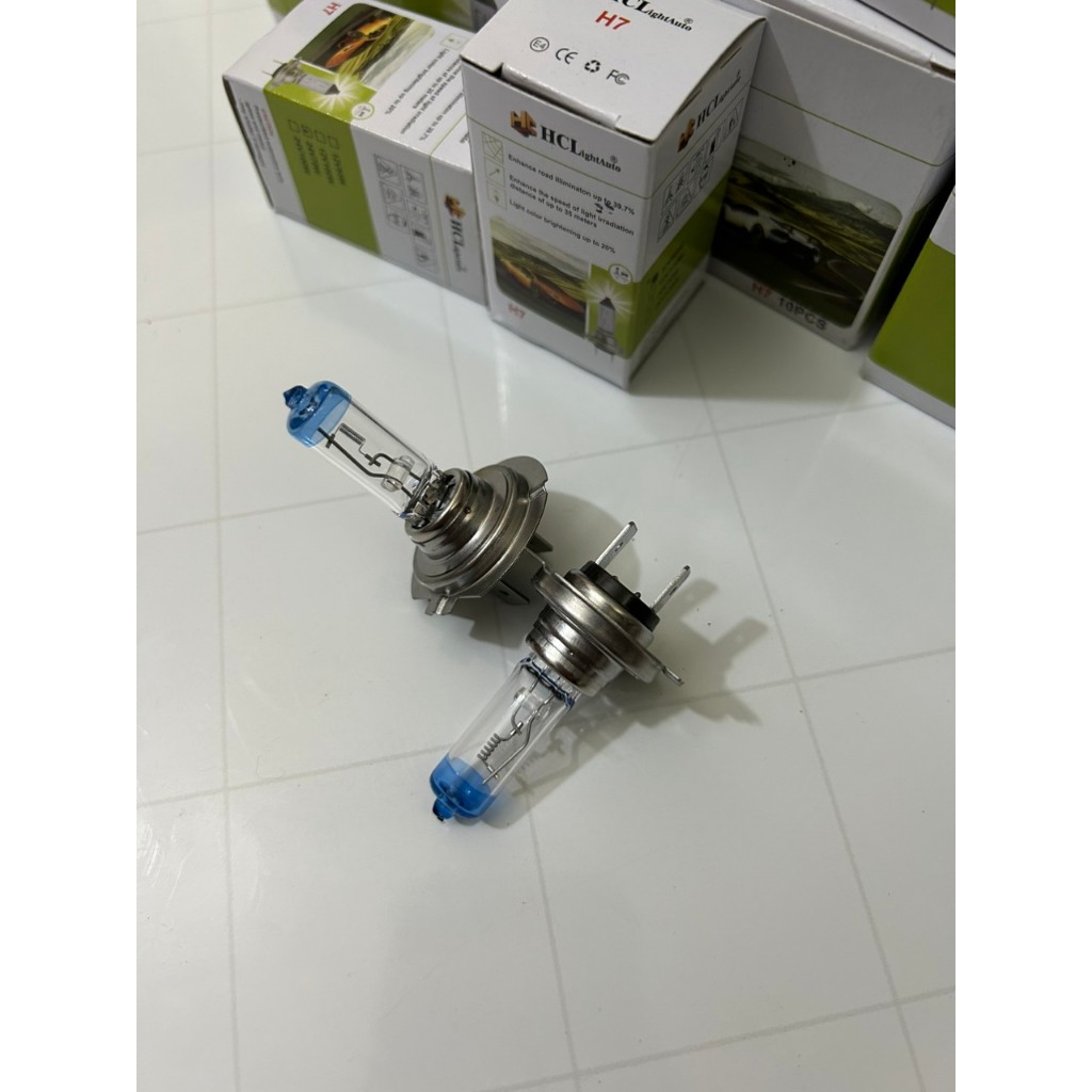 หลอดไฟ H7 หลอดไฟรถยนต์ H7 ไฟฟ้า 12v และ 24v