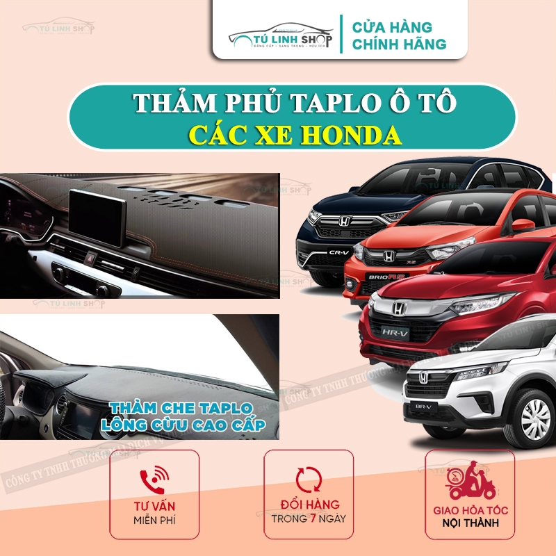 พรมแดชบอร์ด MINCAR แท้ สําหรับ HONDA CITY, Brio, Civic, CRV, Jazz, Accord, BRV, HRV