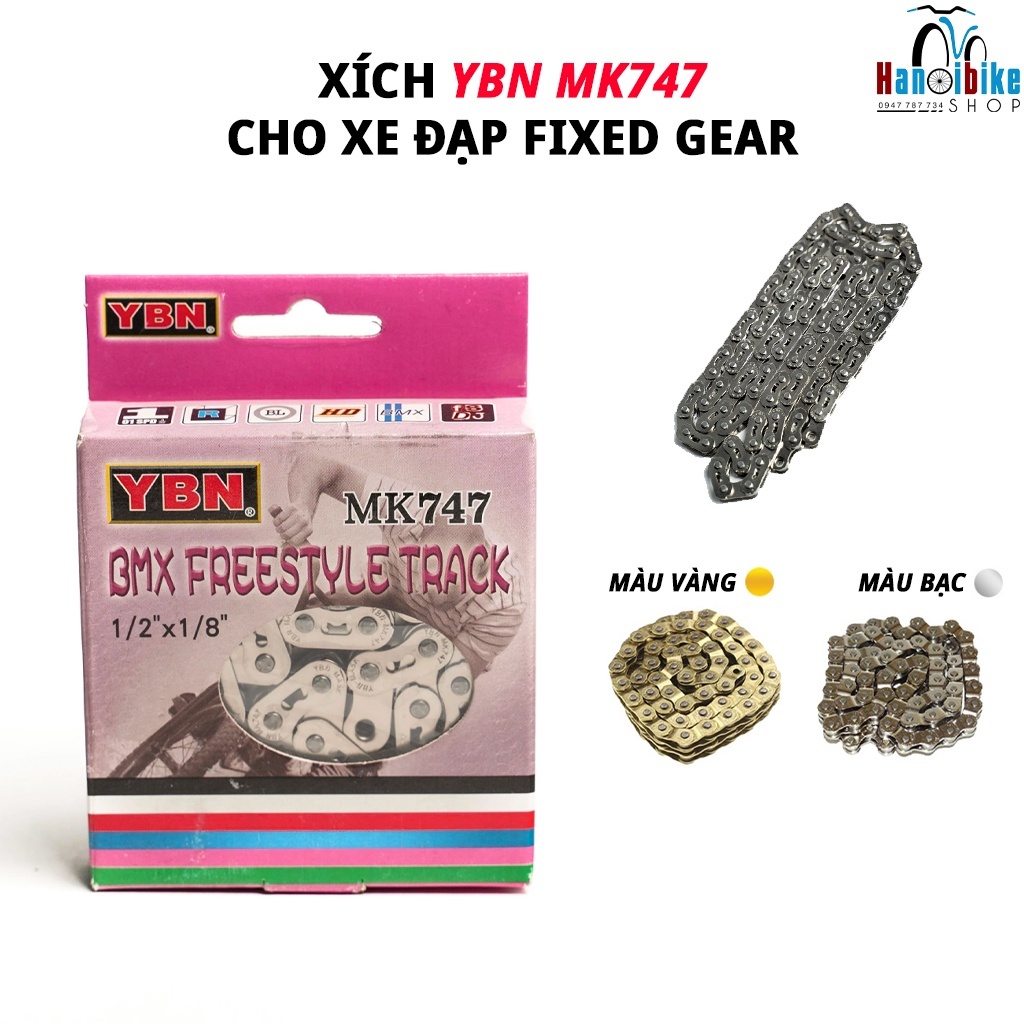 เกียร์คงที่/BMX YBN MK 747 โซ่จักรยานไต้หวัน