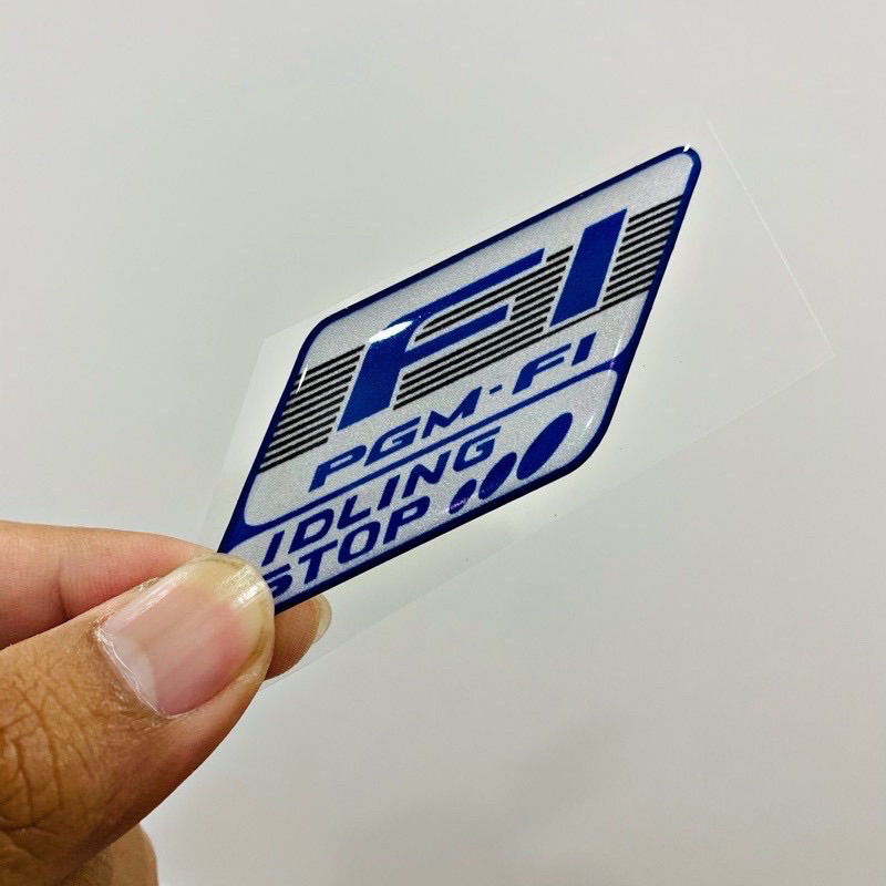 สติ๊กเกอร์ PGM-STOP Fi สําหรับด้านหน้ารถยนต์